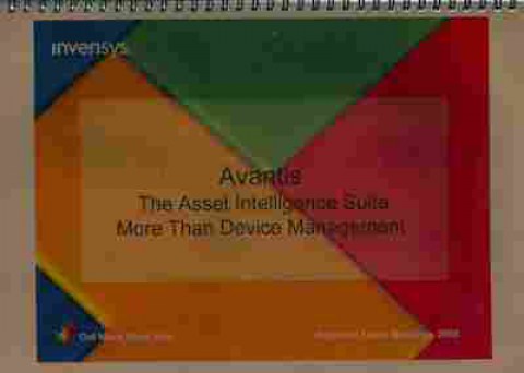 Каталог Invensys Avantis The Asset Intelligence Suite More than Device Management, 54-395, Баград.рф